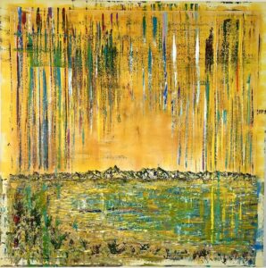 My work 1400 x 1400 acrylic on canvas