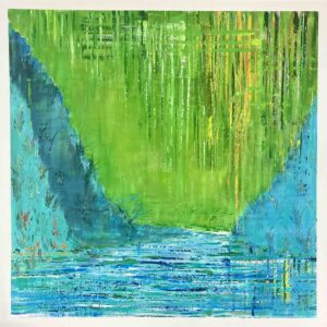 My work 1400 x 1400 acrylic on canvas